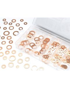 WLMW5217 image(0) - Wilmar Corp. / Performance Tool 110 Piece Copper Washer Assortment