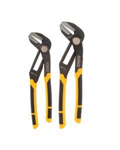 DWTDWHT74428 image(0) - DEWALT 2Pc Pushlock Multigrip Pliers Set