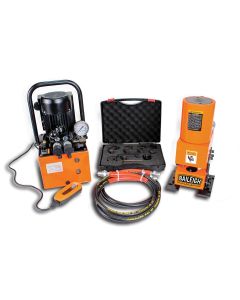 BLI1011990A image(0) - Baileigh HP-50H - 110V 50 Ton hydraulic punch, includes 5 sets of punches and hydraulic system --- While Supplies Last