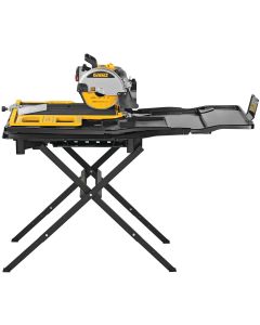 DWTD36000S image(1) - DEWALT Wet Tile Saw with Stand, High Capacity, 10 in.