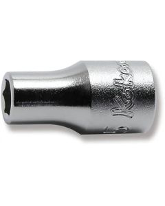 KKN2400M-5 image(0) - Ko-ken USA 2400M-5 1/4 Sq. Dr. Socket 5mm 6 point Length 22mm