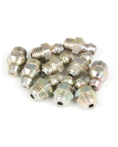 WLMW54259 image(0) - Wilmar Corp. / Performance Tool 10 pk. 8mm x 1 Short Grease Fitting