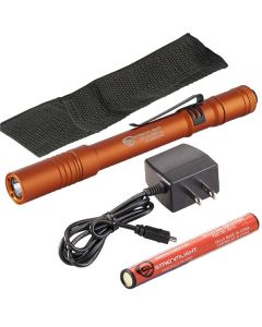 STL66147 image(0) - Streamlight Stylus Pro USB 120V AC - Includes Nylon Holster - Orange with White LED
