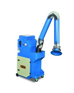 BLI1017592 image(0) - Baileigh FE-1200 - 110V 1.5HP Weld Fume Extractor 1110 CFM w/ 8" x 10' Round Hood Arm, Air Pulse Clean & HEPA Filter