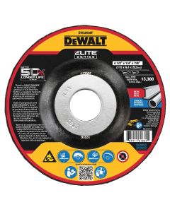 DWTDWA8908FC image(0) - DEWALT 4-1/2 In x 1/4 in Ceramic Abrasive Chop / Cut-Off Blade with 7/8 in Arbor (1 Pack)