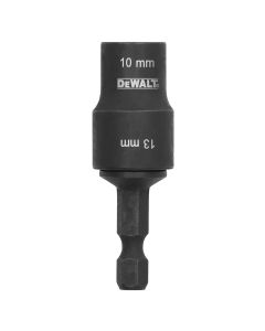 DWTDWADEND1013MM image(0) - DEWALT 10mm + 13mm Double-Ended/Detachable Nut Driver