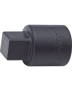 KKN3110A-5-16 image(0) - Ko-ken USA 3110A-5/16 3/8 Square Drive Bit Socket 5/16 Square Length 28 mm For Drain Plug