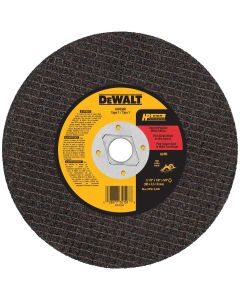DWTDW3508 image(0) - DEWALT 6-1/2-Inch By 1/8-Inch By 5/8-Inch A24R Abrasive Metal Cutting Wheel