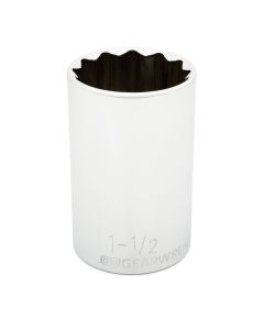 KDT80687 image(0) - GearWrench 1/2 Inch Drive 12 Point Deep SAE Socket 1-1/2 Inch