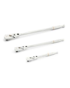 KDT81382 image(0) - GEARWRENCH 3 Piece 1/4 Inch, 3/8 Inch, 1/2 Inch  Drive 120XP Locking Flex Head Ratchet Set