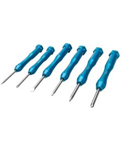 WLMW80032 image(0) - Wilmar Corp. / Performance Tool 6 Piece Aluminum Precision Screwdriver Set