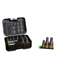 GETTSSBDL image(0) - Grip Edge Tools Triple Square Bogo:  12-PC Triple Square Bit Socket Set & 3-PC Security Triple Square Set