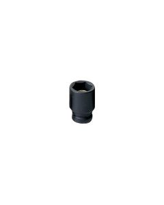 GRE914RG image(0) - Grey Pneumatic 1/4" Drive x 7/16" Magnetic Standard Socket