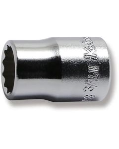 KKN3405W-3-16 image(0) - Ko-ken USA 3405W-3/16 3/8 Square Drive Socket Whitworth 3/16 12 Point Length 26 mm