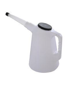 KTI74656 image(0) - K Tool International Plastic Measure Flex Spout with Dust Cap 6 Quart