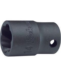 KKN3127-14 image(0) - Ko-ken USA 3127-14 3/8 Square Drive Nut Twister 14 mm Length 32 mm