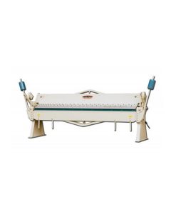 BLI1000380 image(0) - Baileigh BB-12016 - Heavy Duty Manually Operated Box and Pan (Finger) Brake, 10' Length, 16 Gauge Mild Steel Capacity