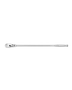 VIM Tools 1/2 Inch Drive 24 Inch OAL 90T Flex Head Ratchet - Usa Made Chrome