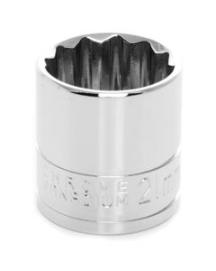 WLMW38821 image(0) - Wilmar Corp. / Performance Tool 3/8" Drive 21mm 12pt Socket