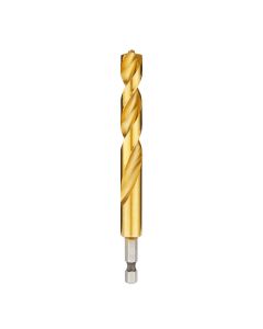 MLW48-89-4627 image(0) - Milwaukee Tool 15/32" SHOCKWAVE RED HELIX Titanium Drill Bit