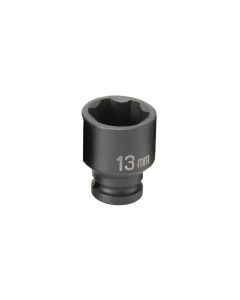 GRE913MS image(0) - Grey Pneumatic 1/4" Surface Drive x 13mm Standard  Socket