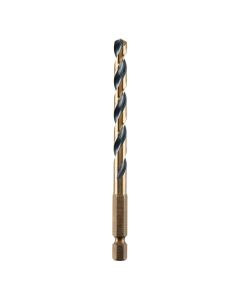 DWTDWA5016 image(0) - DEWALT Black & Gold Impact Ready Drill Bit 1/4"