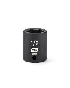 KDT84102 image(0) - GEARWRENCH 1/4 Inch Drive 6 Point Standard Impact SAE Socket 1/4 Inch