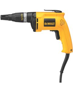 DWTDW255 image(0) - DeWalt 5,300 rpm High Speed VSR Drywall Screwgun, 6.0-amp