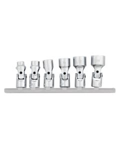 WLMW36980 image(2) - Wilmar Corp. / Performance Tool 6 Piece 1/4" Drive SAE Flex Socket Set
