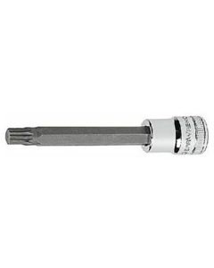 KDT80449 image(0) - GEARWRENCH 3/8 Inch Drive Extra Long Triple Square Bit Metric Socket 6mm