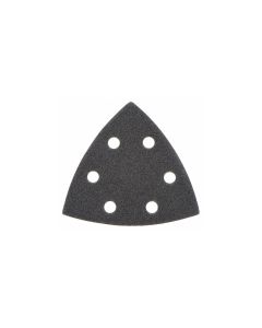 DWTDWASPTRI12 image(0) - DEWALT Hook And Loop Triangle 120 Grit Sandpaper, 12-Pack , Black