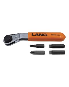 KAS5345 image(0) - Lang Tools (Kastar) 5345 - 5-PC. Reverse Offset Ratcheting Screwdriver Bit Wrench Set
