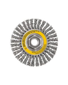 DEWALT 5-Inch By 5/8-Inch-11 Hp .020 Carbon Stringer Wire Wheel
