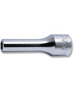 KKN3300A-1-4 image(0) - Ko-ken USA 3300A-1/4 3/8 Square Drive Socket 1/4 6 Point Length 55 mm