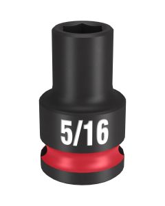 Milwaukee Tool SHOCKWAVE Impact Duty  3/8" Drive 5/16" Standard 6 Point Socket