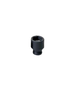 GRE916RG image(0) - Grey Pneumatic 1/4" Drive x 1/2" Magnetic Standard Socket