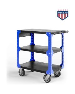 VYPX32-BL image(0) - Vyper Industrial X32 Series 1250lb Capacity Tool Cart - Black/Blue