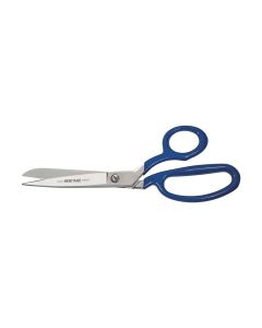 KLE208LRBLUP image(0) - Klein Tools Bent Trimmer w/Large Ring, Blue Coating, 8-Inch