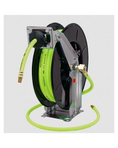 LEGL8741FZ image(0) - Legacy Manufacturing Flexzilla Pro Retractable Air Hose Reel, Open Face, Dual Axle Arm, 1/2" x 50'