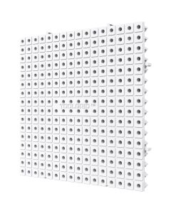 Toolgrid TGB-6X6 Modular Board 16pc Pack - White