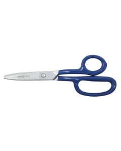 KLEG718LRCB image(0) - Klein Tools HD Carpet Shear w/Ring, Curved, Blunt, 9-Inch
