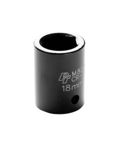 WLMM828 image(0) - Wilmar Corp. / Performance Tool 1/2" Drive 18mm 6pt Impact Socket
