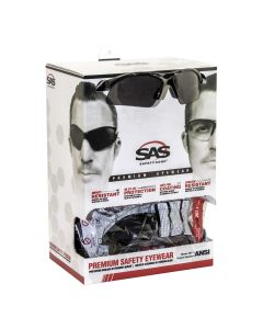 SAS540-0200 image(0) - SAS Safety Diamondbacks Safety Eyewear - Dispenser - Black/Clear