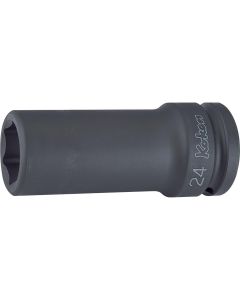 KKN16301M-18 image(0) - Ko-ken USA 16301M-18 3/4 Sq. Dr. Socket 18mm 6 point Length 100mm Thin walled