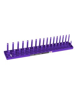 HNE1208 image(0) - Hansen Global 1/2 Inch Metric 2 Row Regular/Deep Socket Holder Tray - Purple