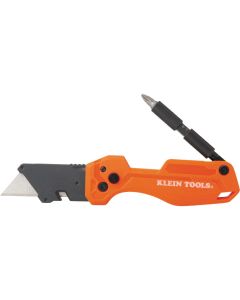 KLE44304 image(0) - Klein Tools Folding Utility Knife With Driver