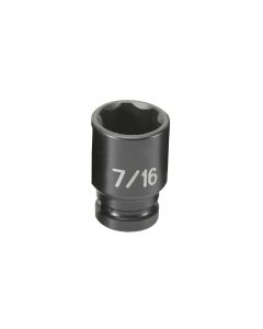GRE914RS image(0) - Grey Pneumatic 1/4" Surface Drive x 7/16" Standard  Socket
