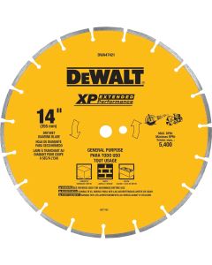 DWTDWA47421 image(0) - DEWALT 14-In Segmented Rim Gp B
