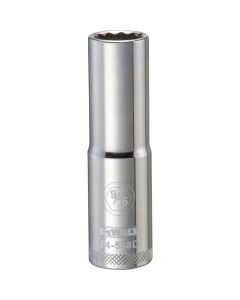 DWTDWMT74558OSP image(0) - DEWALT 001Pc 12Dr Deep Socket-12Pt-9/16