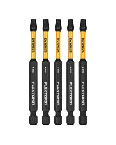 DWTDWAF3TX25IR5 image(0) - DEWALT 3.5In Torx T25 Flextorq 5Pk